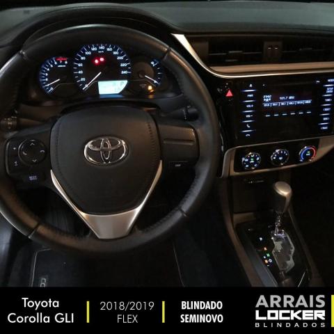 Toyota corolla 2018/2019 1.8 gli upper 16v flex BLINDADO - Foto 3