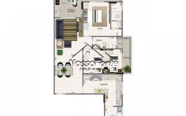 Apartamento na Aviação em Praia Grande - Foto 13