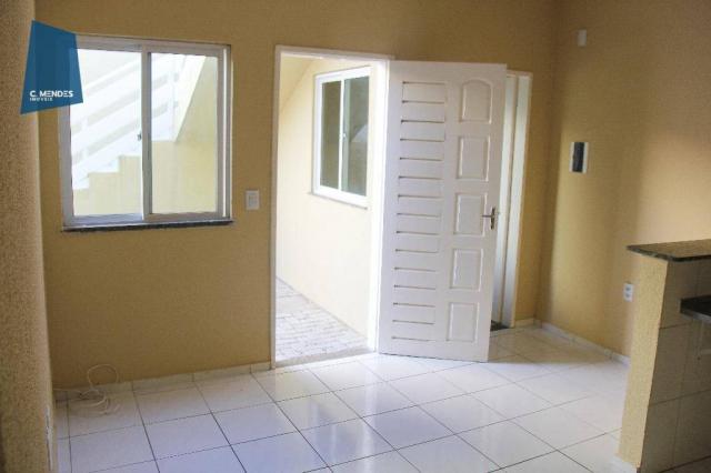 Apartamento com 2 dormitórios para alugar, 65 m² por R$ 600,00/mês - Lagoa Redonda - Forta