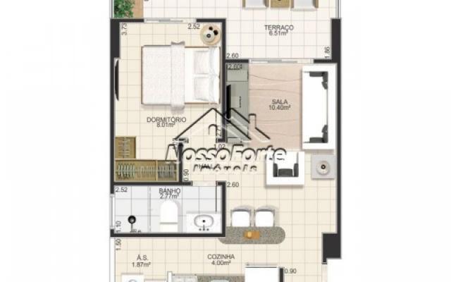 Apartamento no Caiçara em Praia Grande - Foto 9