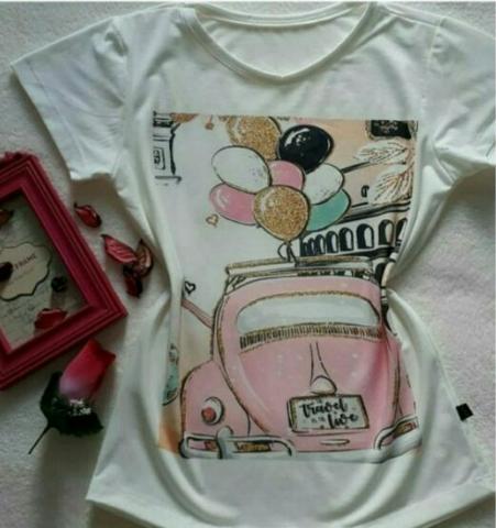 T-shirts novas - Foto 3
