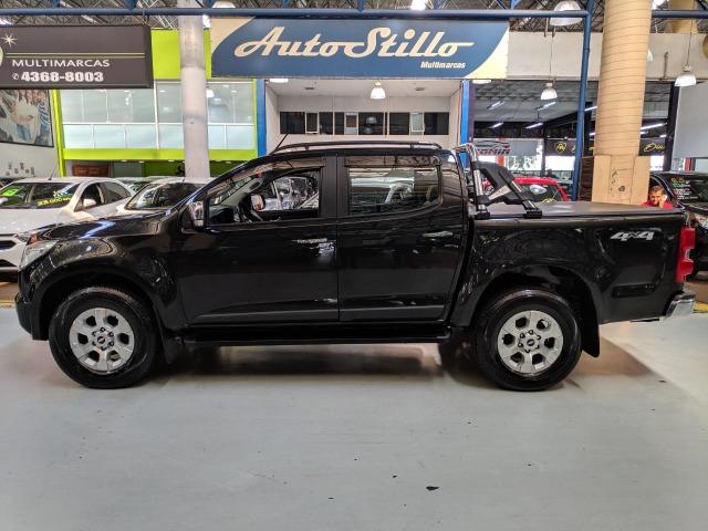 Chevrolet S10 LTZ 2.8 Diesel Cab Dupla 2014 Automática Preta (Completa + Couro) - Foto 7