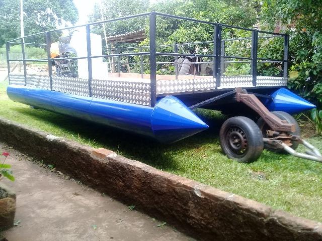 Jangada com motor Yamaha 20cv - Foto 7