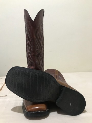 Bota texana artesanal de couro - Lazão - 37/38 - Foto 2