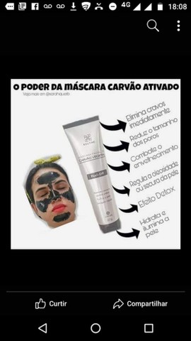 Mascara de Limpeza facial  - Foto 3