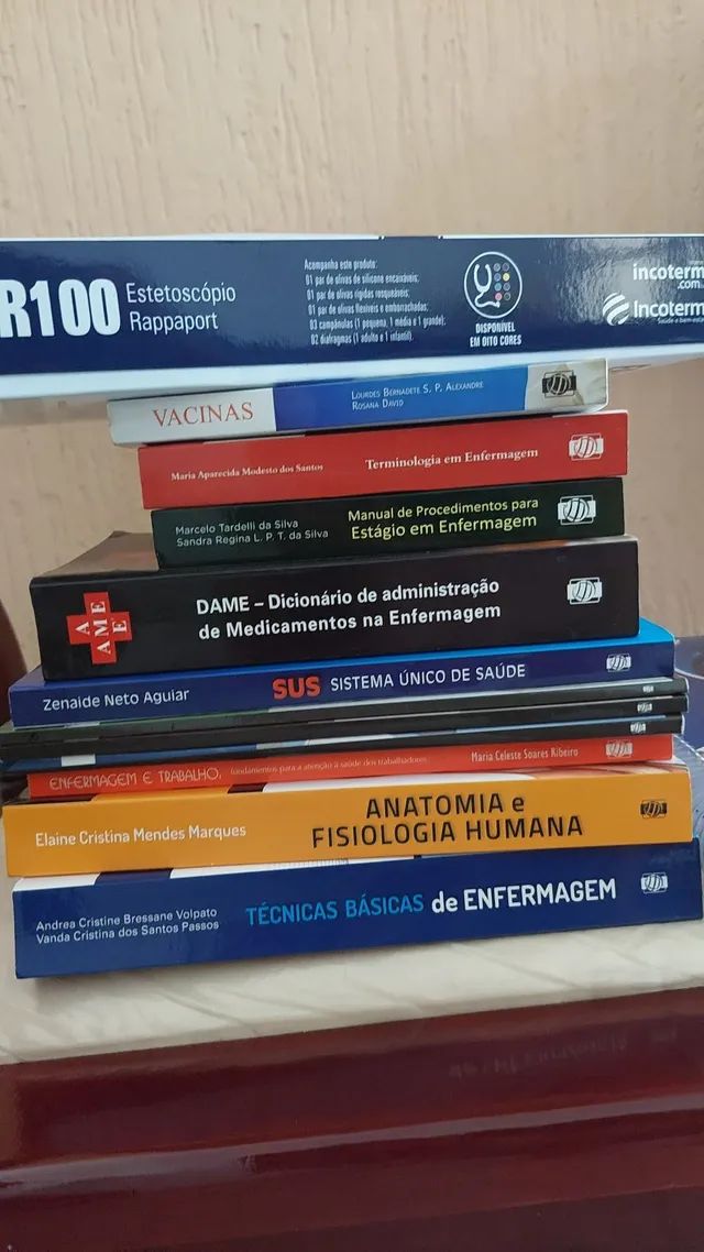 Livros de enfermagem 