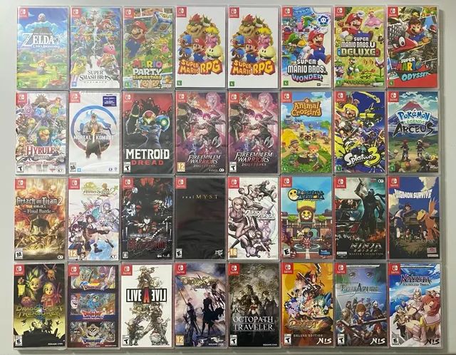 jogos Nintendo switch originais mídia física - Desconto no Preço