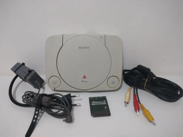 Controle Original de Playstation 1 Funcionando Perfeitamente raridade Leia  a Descrição - Escorrega o Preço