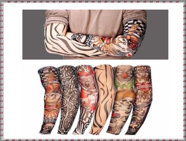 Manguito modelo tattoo fake - Elástico e leve - Foto 4