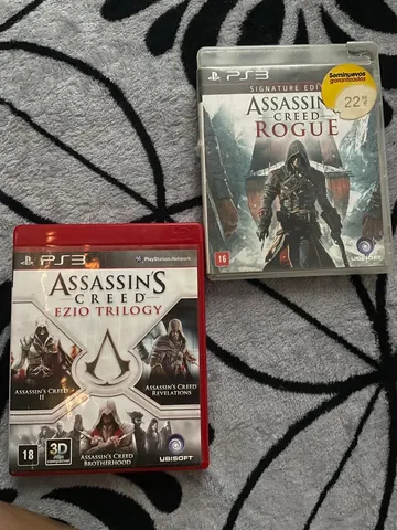 Games 1. Assassin's Creed I, Diablo E Battlefield - Caixa