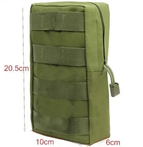 Bolso extra Molle 20,5x10x6 lateral com fecho - Foto 2