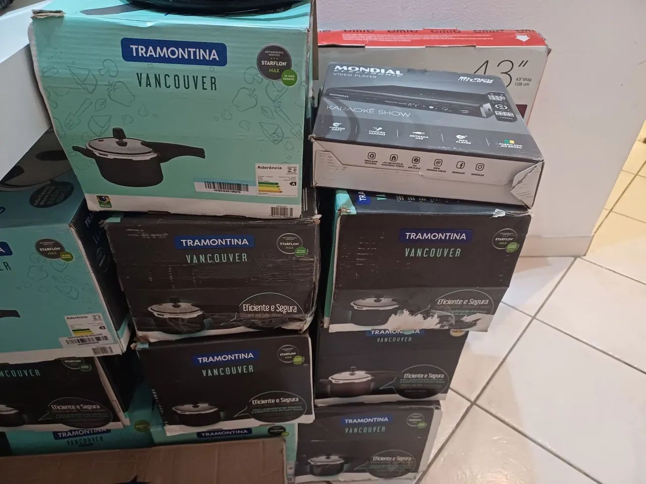 4 Panelas de Pressão Tramontina Vancouver - 4,5 Litros - Nova - Foto 2