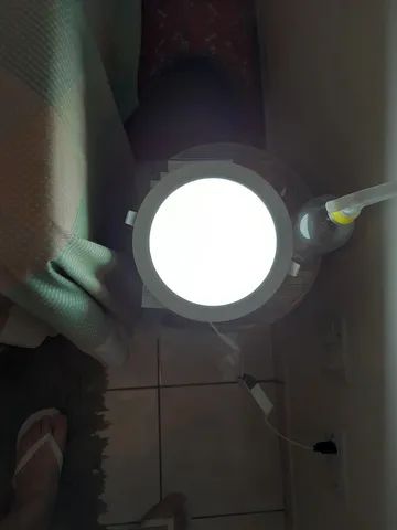 Luminaria plafon de led embutir