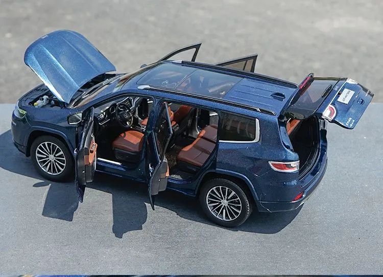 Miniatura Jeep Commander 1:18 ,azul - Foto 2