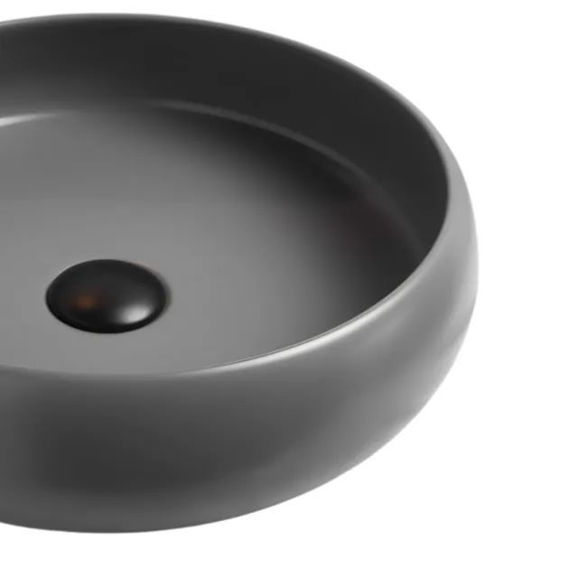 Cuba De Apoio Evier Tire Cinza Fosco Grey Matte 40x11 Moonstone - Foto 2