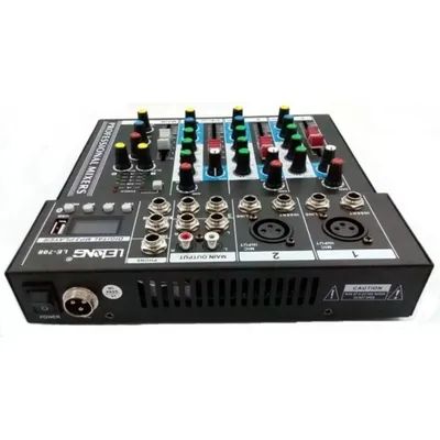 Mesa De Som 4 Canais Lelong Le-710 Usb/bluetooth Mp3 Player