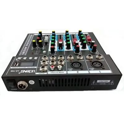 Mesa De Som 4 Canais Lelong Le-710 Usb/bluetooth Mp3 Player