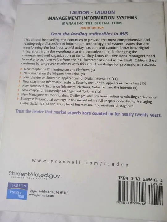 Promoção! Livro Management Information Systems - 9ª Edição - Foto 2