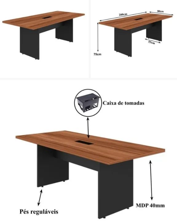 Mesa  cadeira e moveis para escritorio  - Foto 3