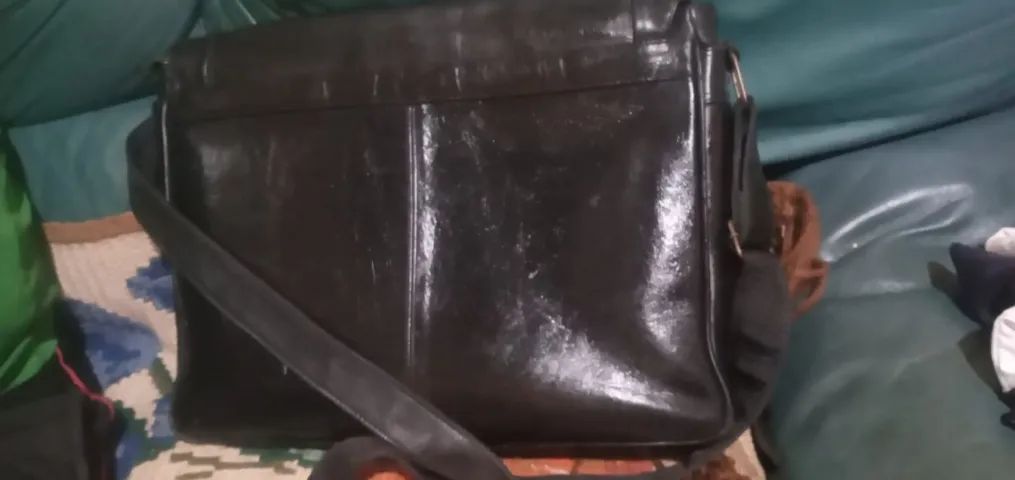Bolsa  pasta de  couro masculina - Foto 3