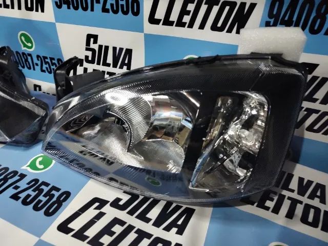 par farol mascara negra montana 2003 2004 2005 2006 2007 2008 2009 2010 201 novo importado - Foto 2