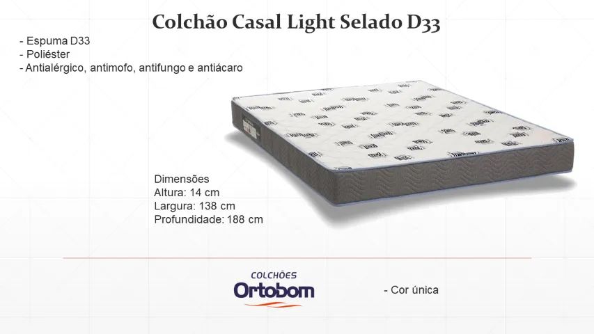 Colchão Casal Light Selado - Foto 2
