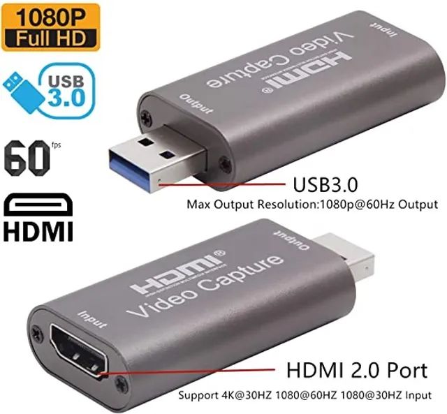 Placa De Capture Hdmi Video 4k Usb 3.0 Ultra Velocidade - Foto 3