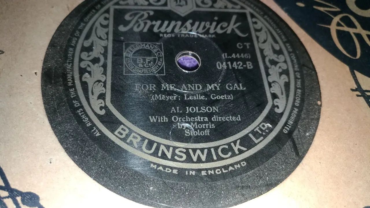 Discos 78Rpm Al Jolson, original, bom estado. E outros. - Foto 5
