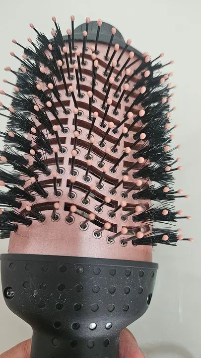 Escova Secadora Mondial Argan ES-14 com Cabo Giratório Black Rose 1200W - Foto 5