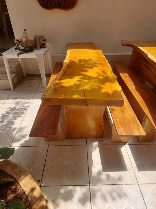 Mesa / Bancos Rústico