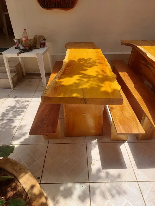 Mesa / Bancos Rústico
