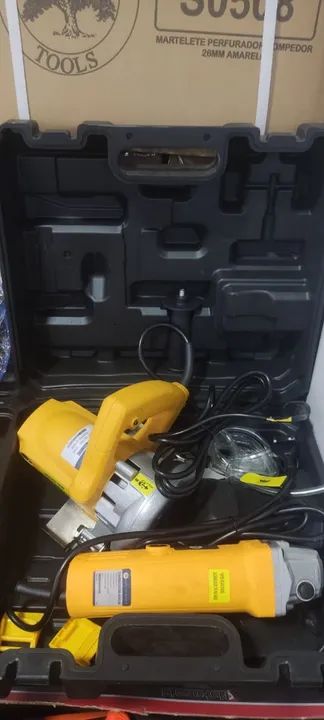 Kit serra mármore  e lixadeira 
