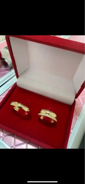 Alianças em ouro 18k 
