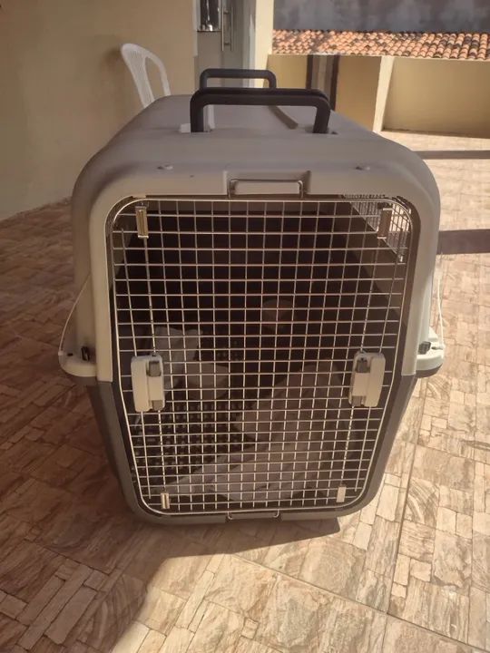 DUAS CAIXAsS DE TRANSPORTE PETDOGFLY AVIÃO - Foto 3