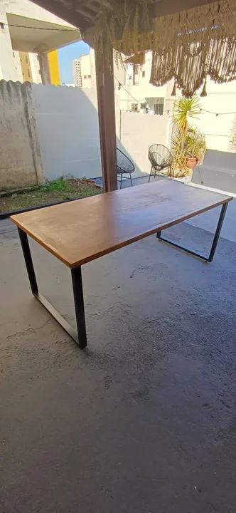 Mesa de jantar estilo industrial - Foto 3