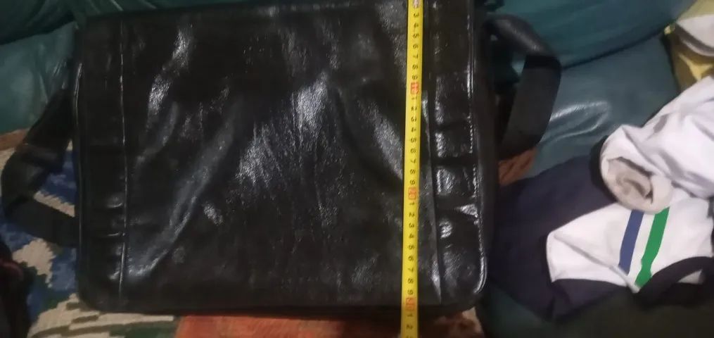 Bolsa  pasta de  couro masculina - Foto 6