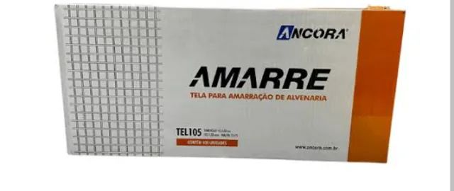Tela Amarração de Alvenaria 17x50 cm Caixa com 50 peças.Promocao Confira.