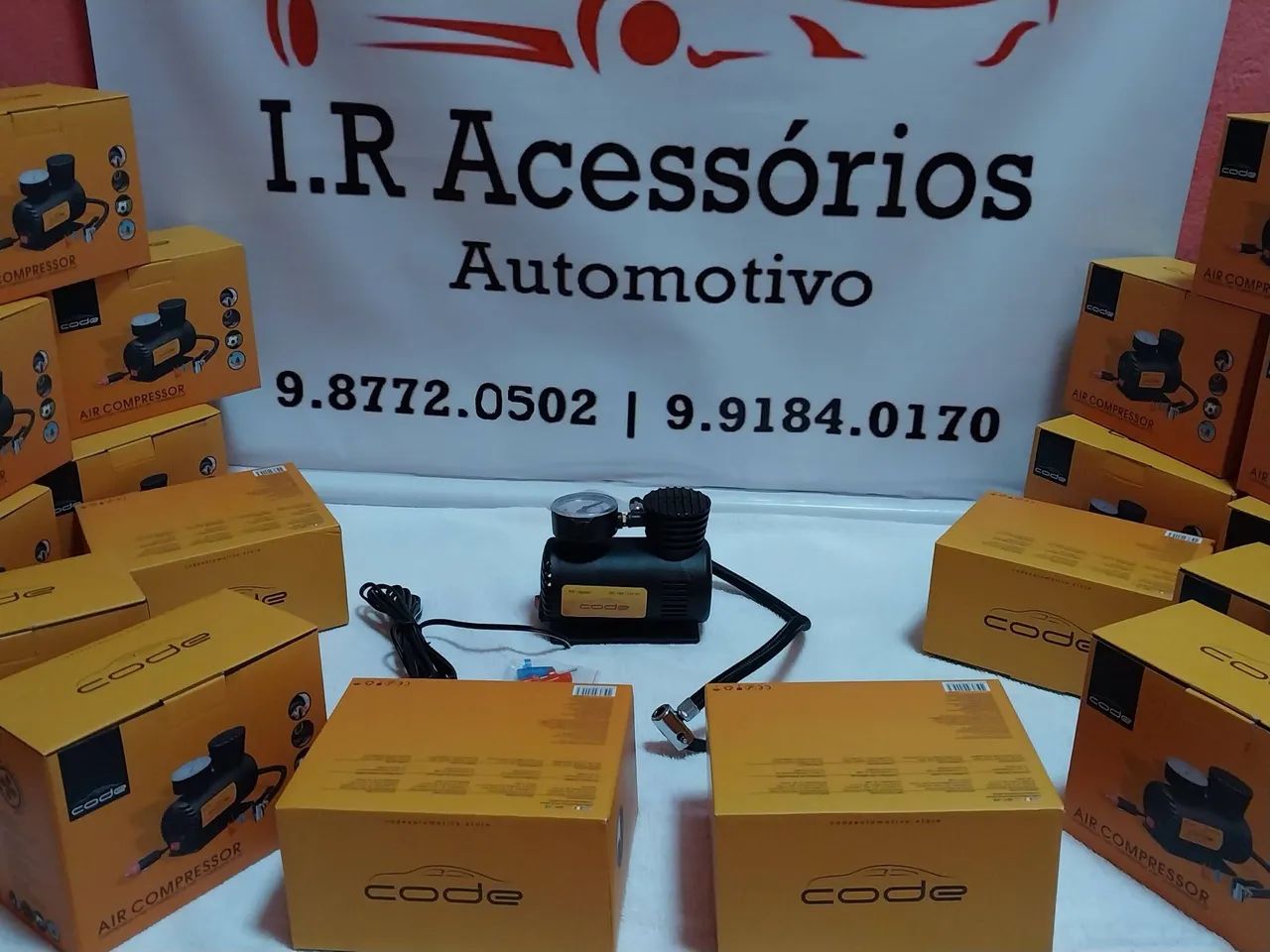 Compressor de Ar para Carro - 12V - Briwax, Klatter , Segma e tech one aceito cartão! - Foto 3