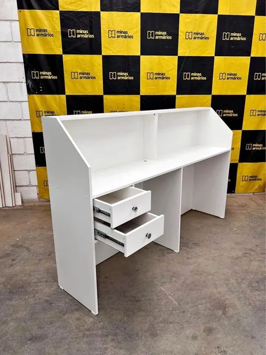 Balcão atendimento para dois atendentes Minas Armários - Foto 2