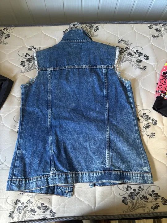 Maxi Colete Jeans - Foto 2