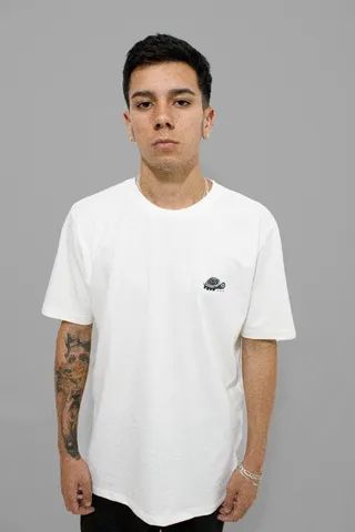 Camiseta Off-White de Algodão Orgânico - Eva - Foto 5