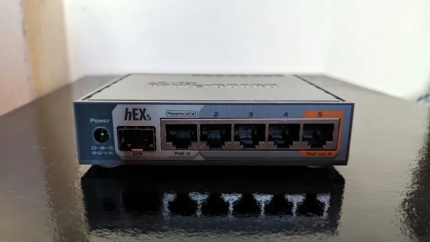 Roteador Mikrotik Routerboard Hex S RB760iGS + Fonte - Foto 5
