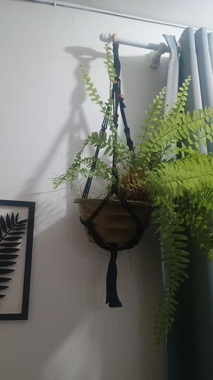 Suporte de plantas macramé  - Foto 3