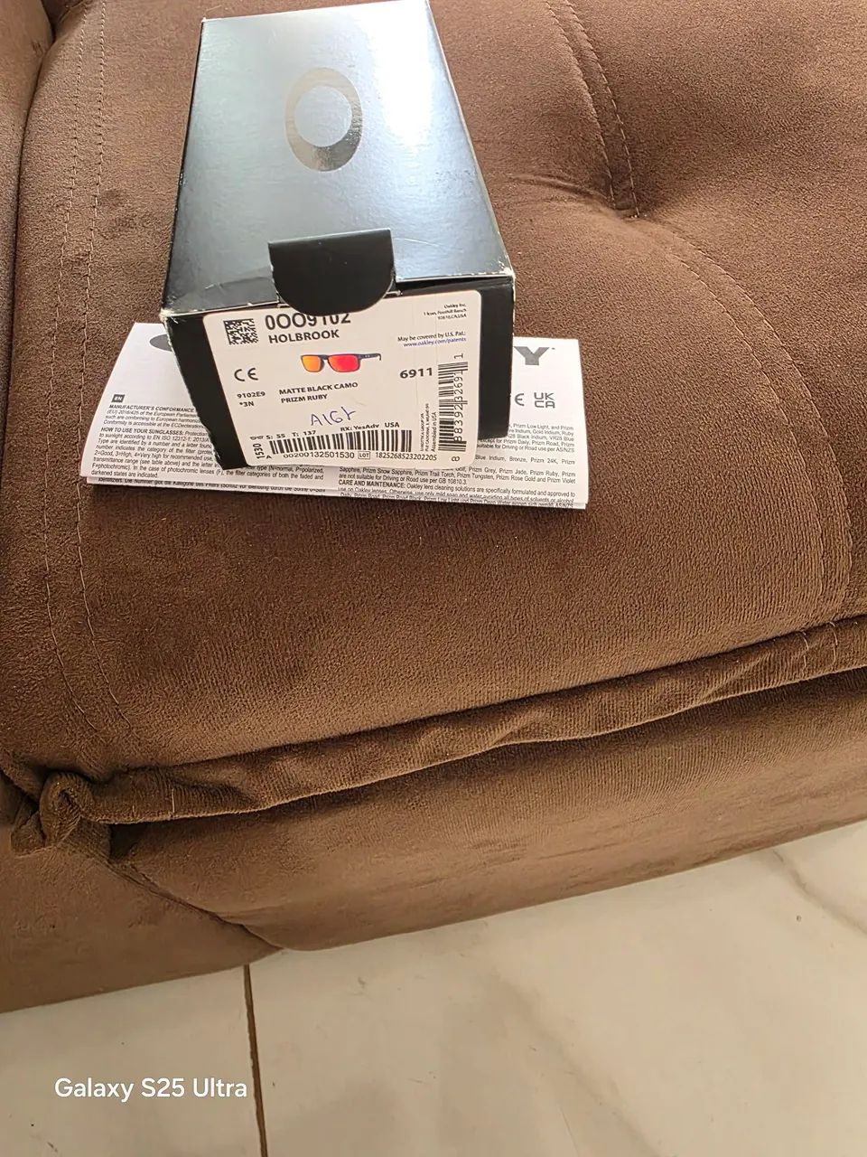 Óculos Oakley Holbrook Matte Black Prizm Ruby - Foto 4