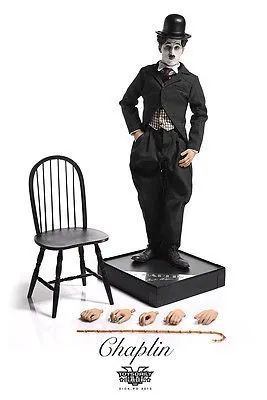 Charles Chaplin 1/6 - Zcwo Studios - tipo Hot Toys - RARISSIMO
