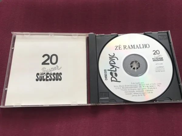 CD ZÉ RAMALHO - 20 SUPER SUCESSOS - CDs, DVDs etc - Palmeira