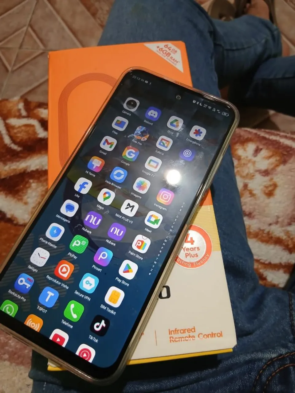 Tecno Spark Go 1 (Importado) Vendo ou troco em iPhone