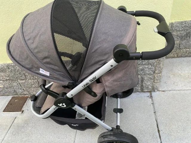 CARRINHO JOGGER SWAY LITET PRETO - Foto 4
