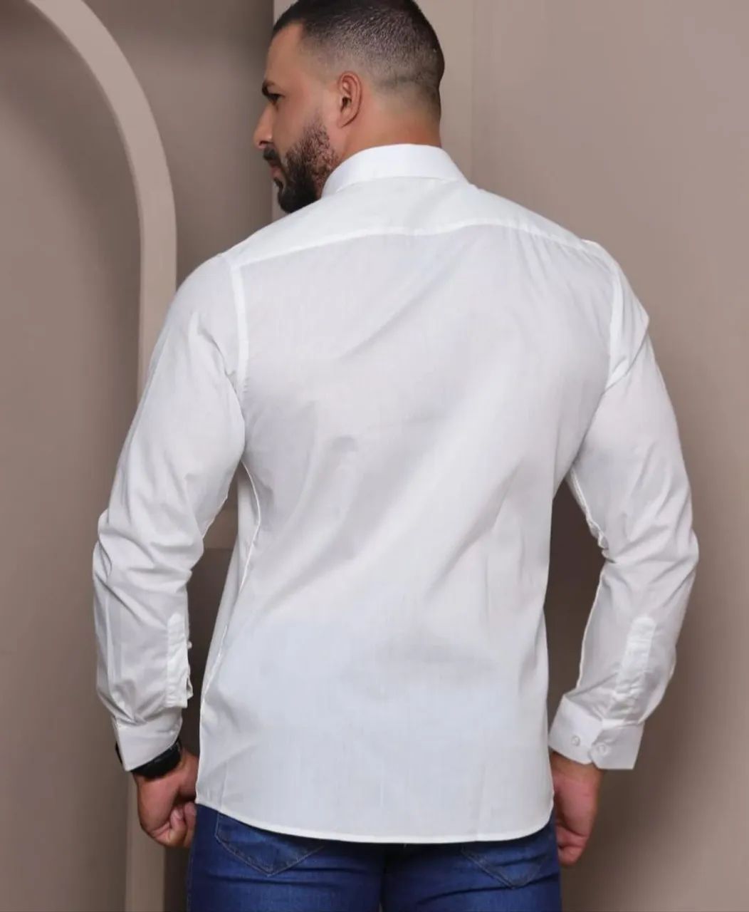 Camisas Masculinas Brancas - Foto 2