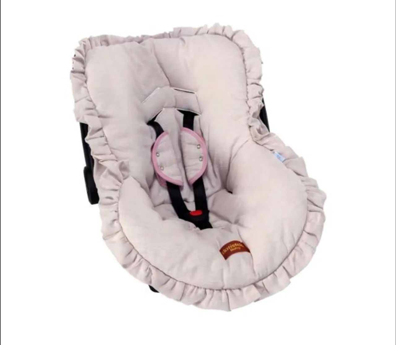 Protetor de Bebê Conforto - Renda - Rose